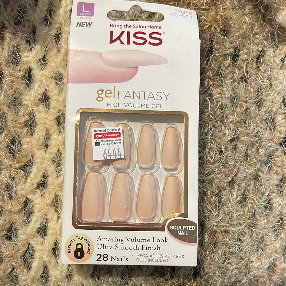 Kiss Long Nude Nails